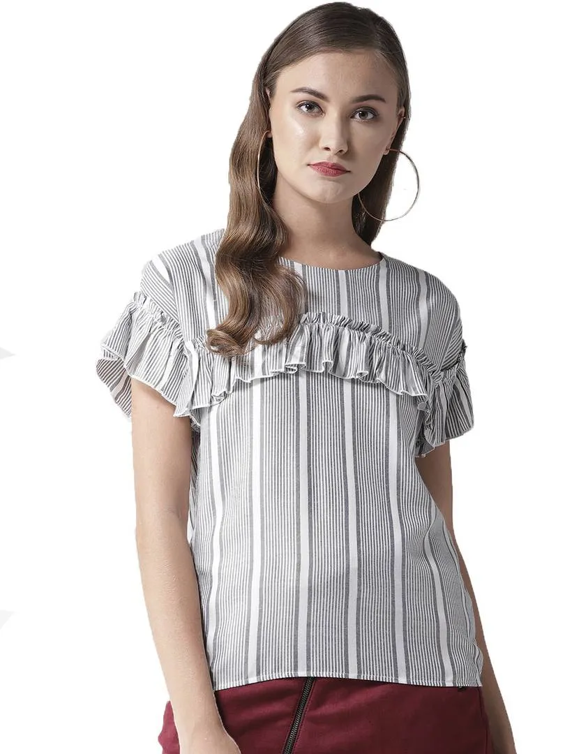 A Fashionable Frill Top