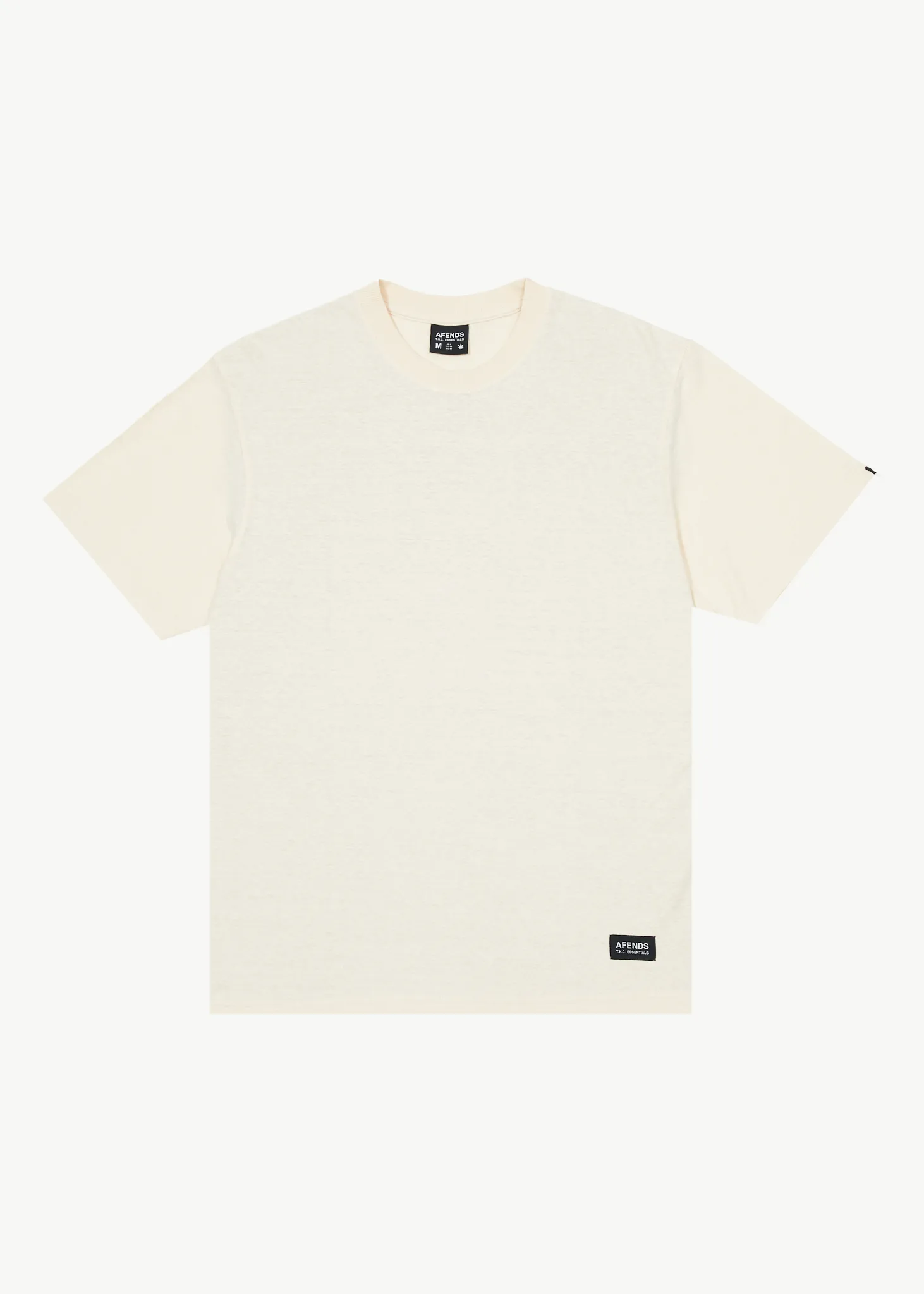 AFENDS Mens Classic - Retro Fit Tee - Sand