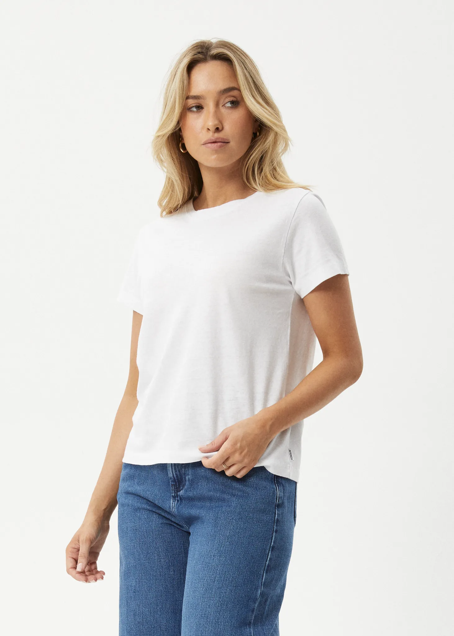 AFENDS Womens Eden - Regular Fit Tee - White