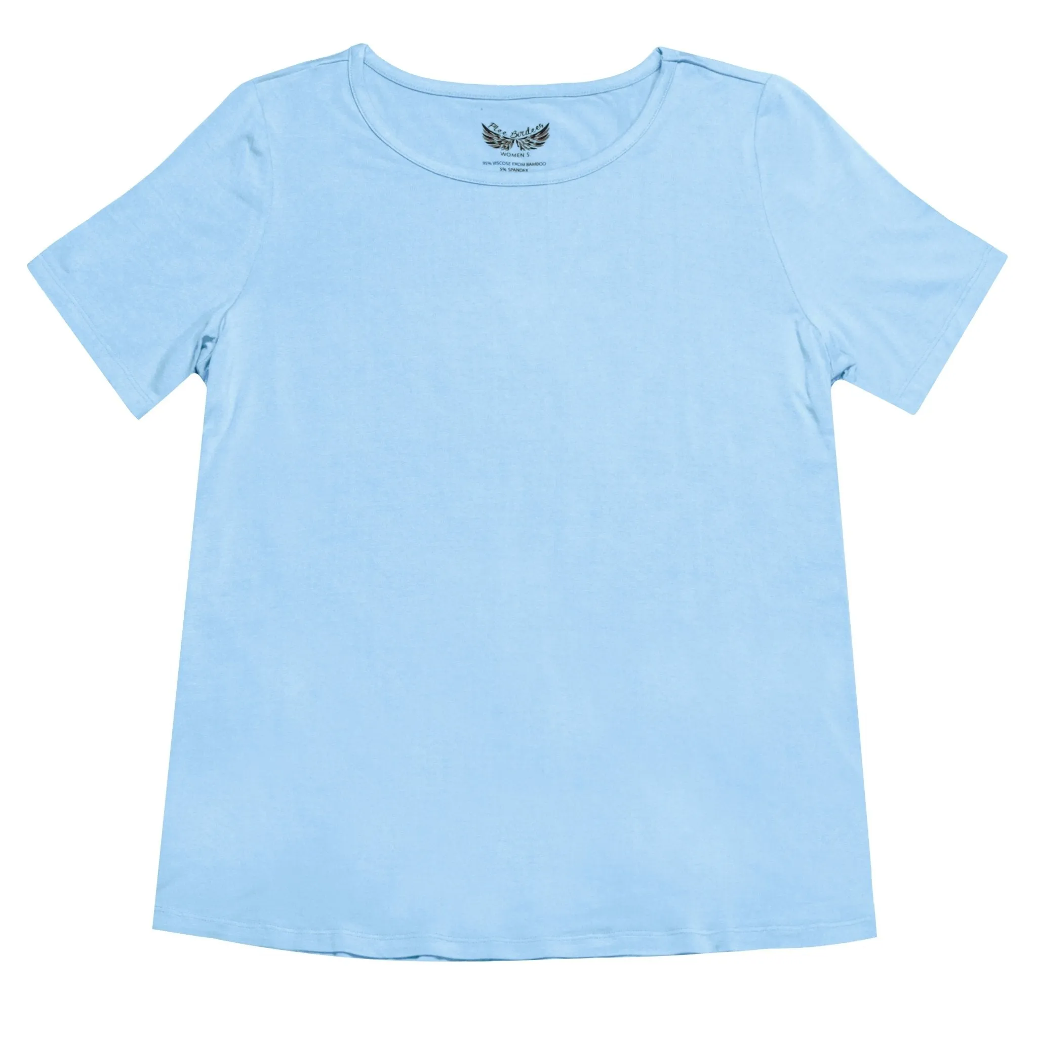 Airy Blue Women's Short Sleeve Top