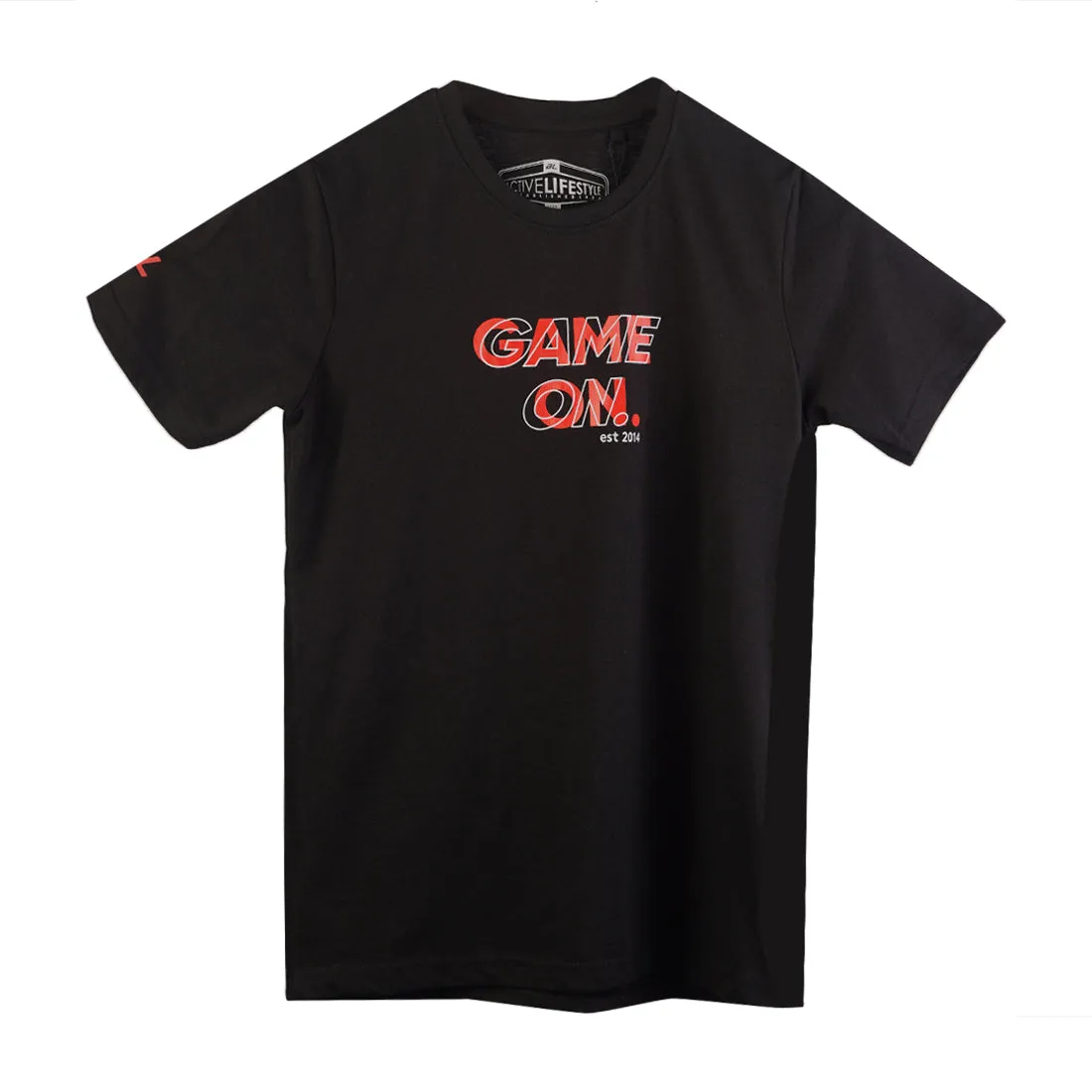 Al Game On Junior Round Neck Black