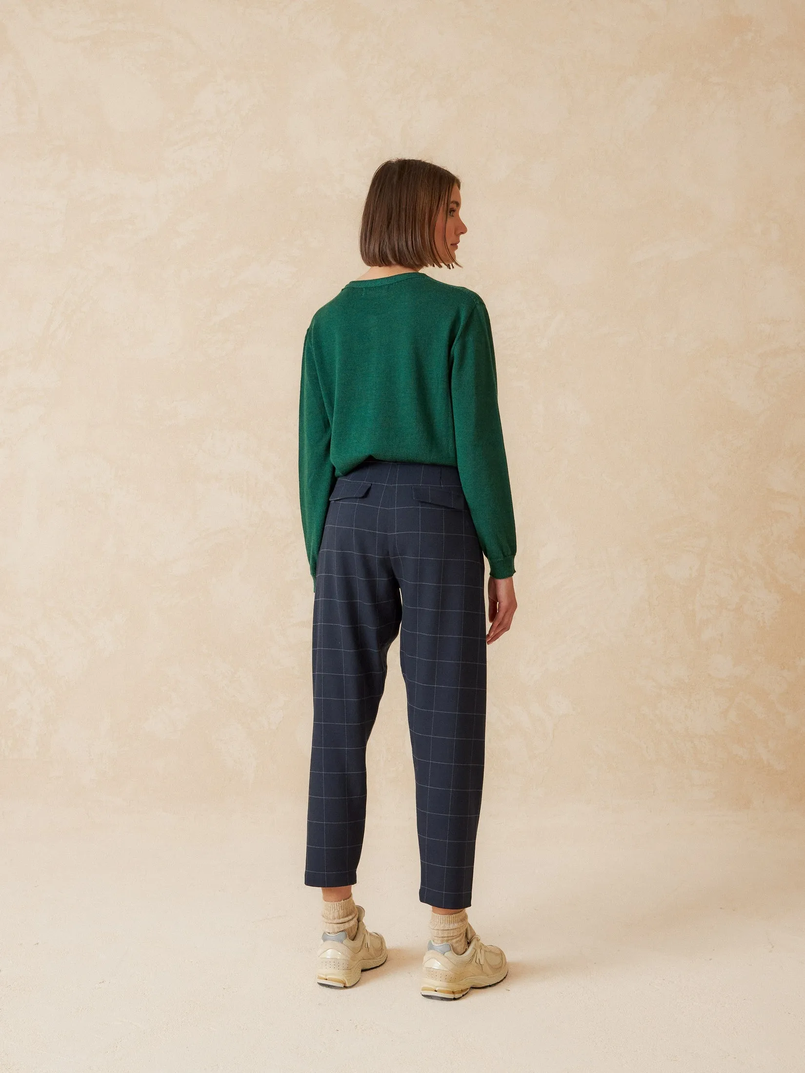 Anate Tailored Baggy Pants Blue