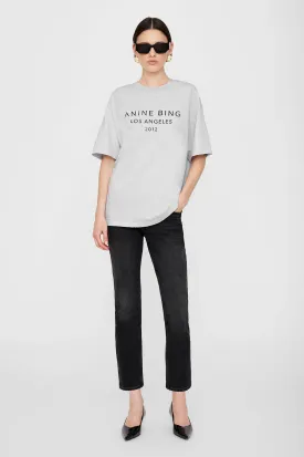 Anine Bing Myers Tee - Heather Grey