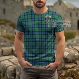 Armstrong Ancient Tartan Cotton T-Shirt with Family Crest