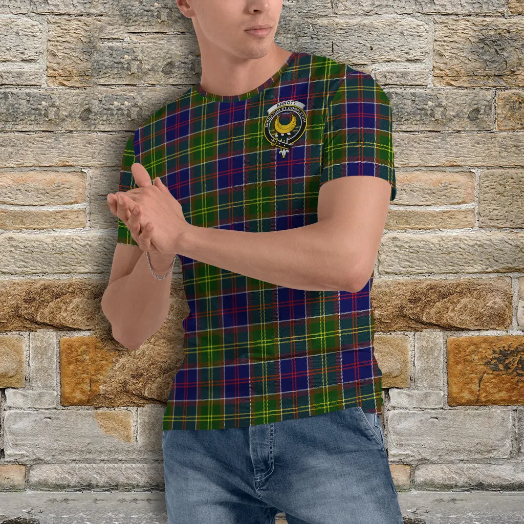 Arnott Tartan T-Shirt with Family Crest