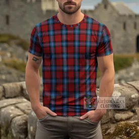 Baillie of Polkemmet Red Tartan Cotton T-Shirt