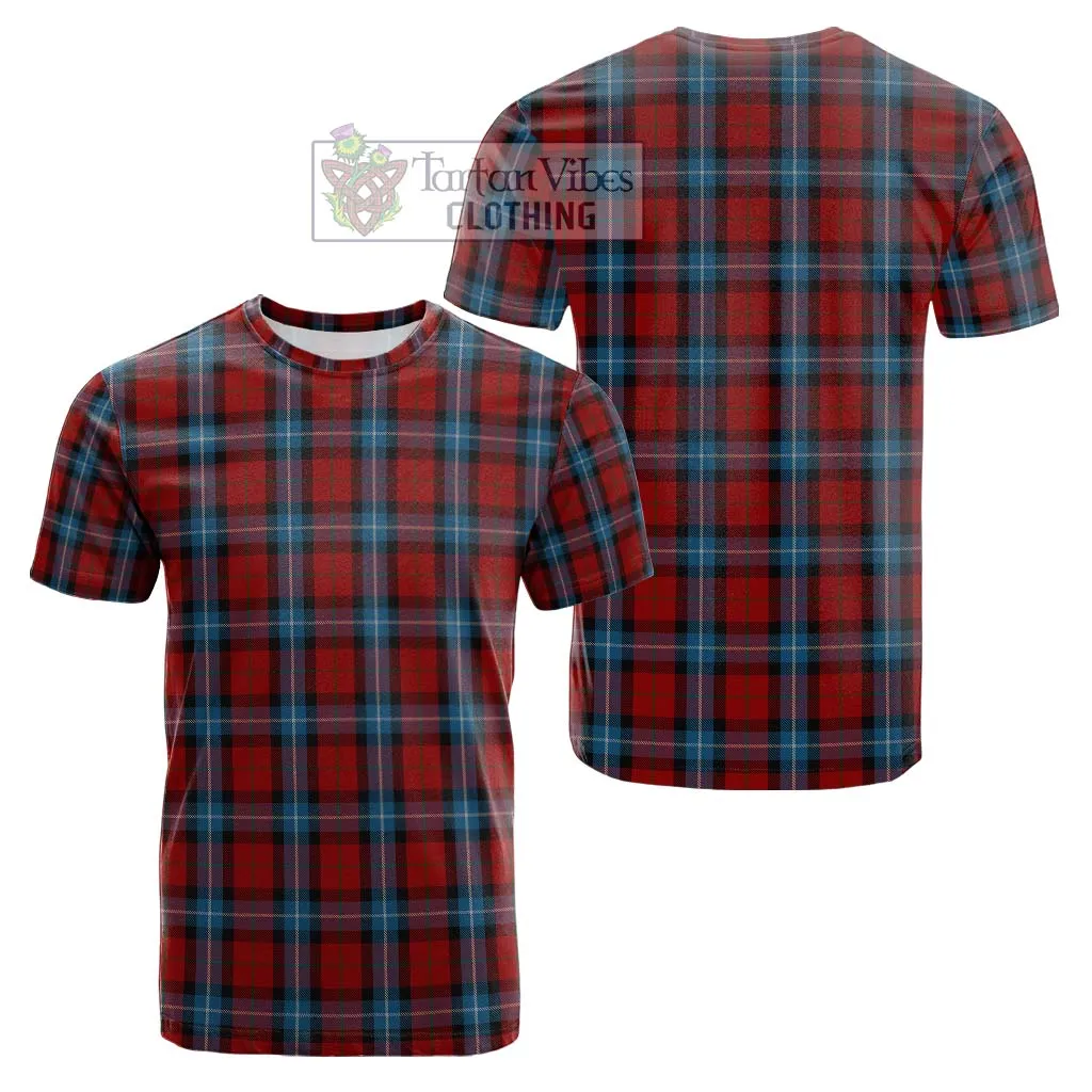 Baillie of Polkemmet Red Tartan Cotton T-Shirt