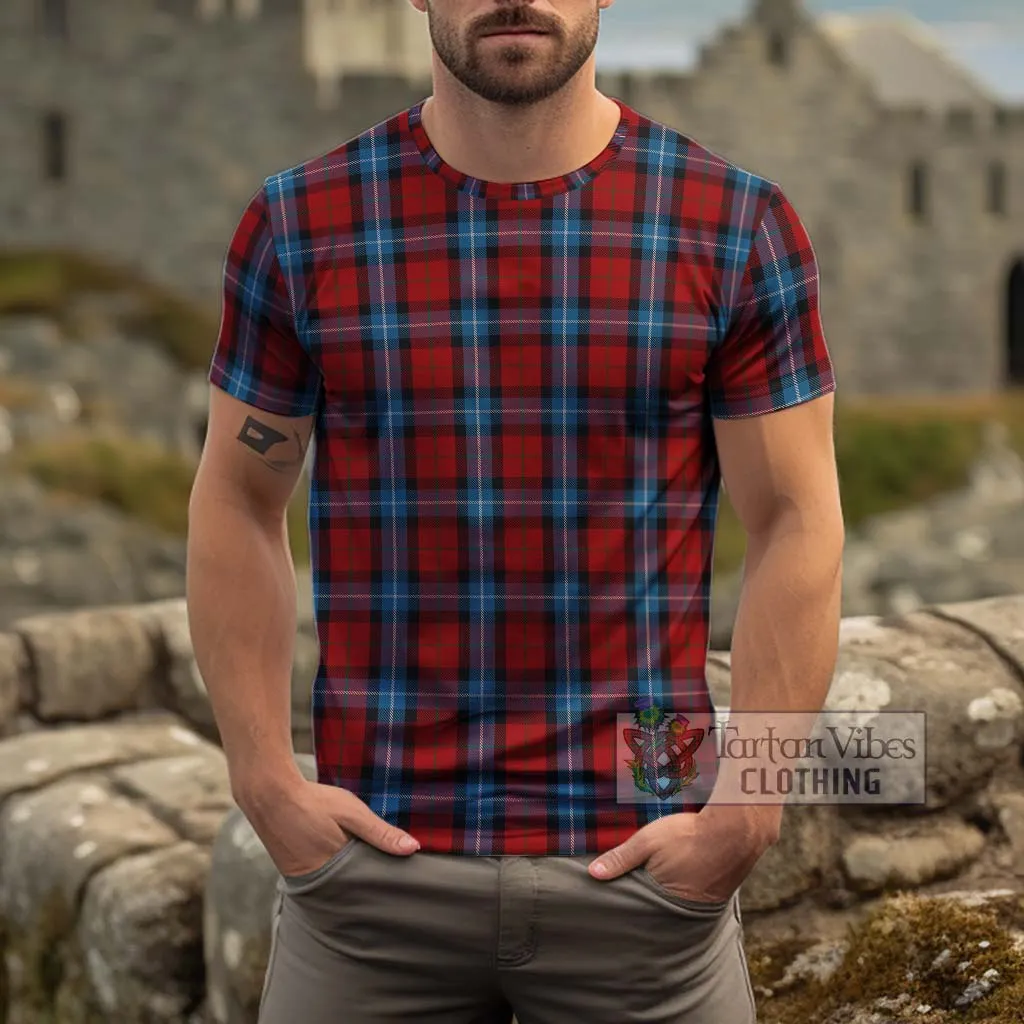 Baillie of Polkemmet Red Tartan Cotton T-Shirt