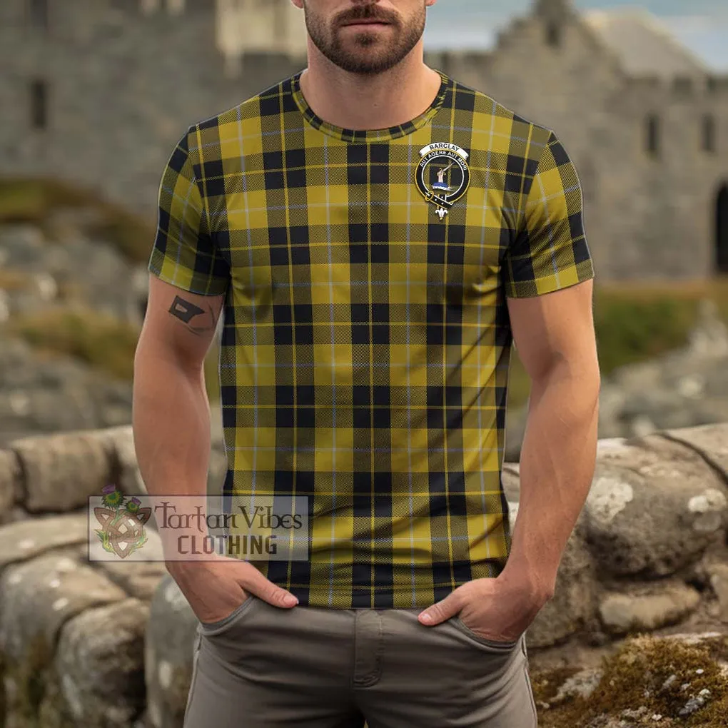 Barclay Dress Tartan Cotton T-Shirt with Family Crest