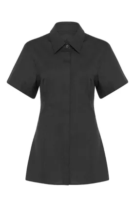 Basic Black Short Sleeve Shirt