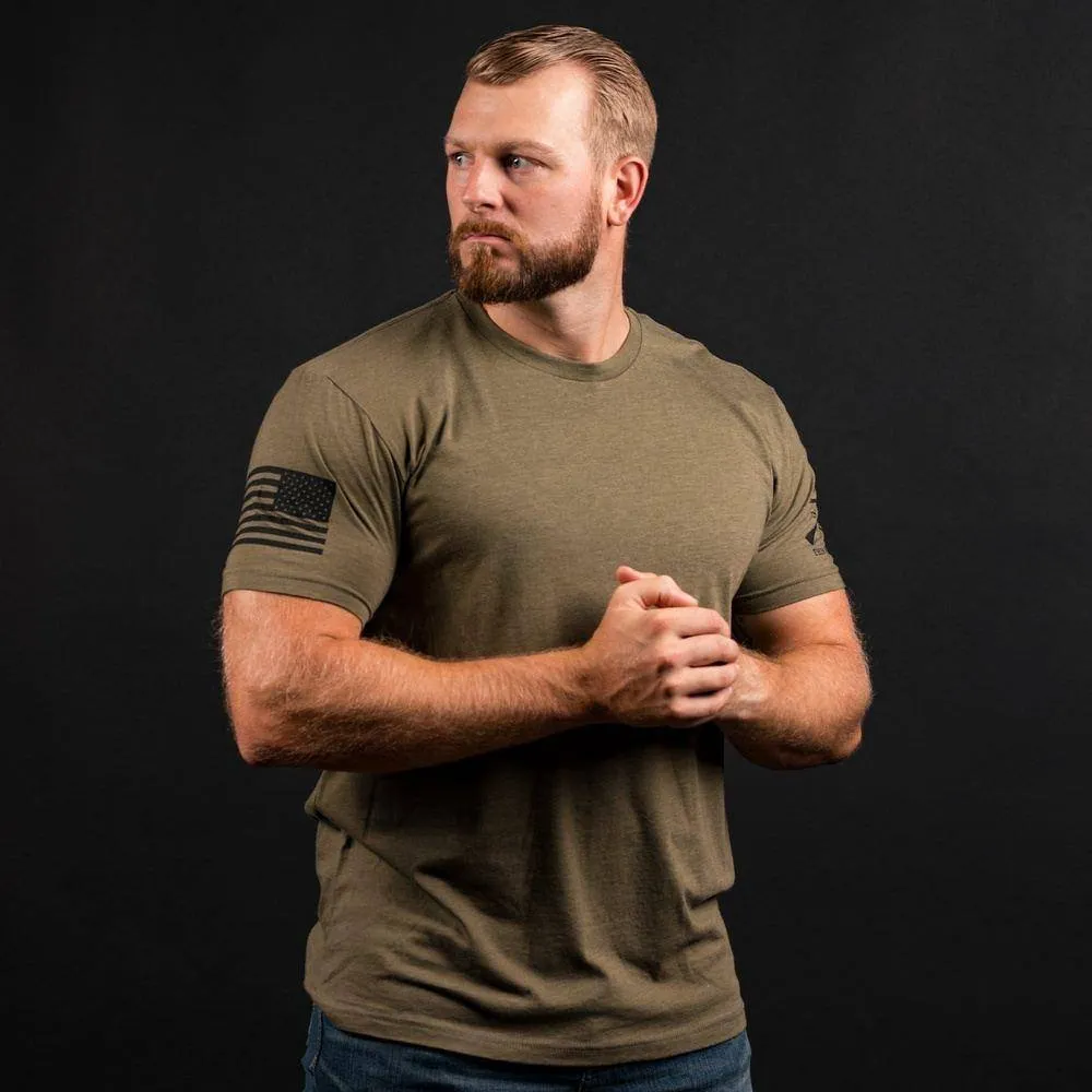 Basic Crew T-Shirt - Military Green