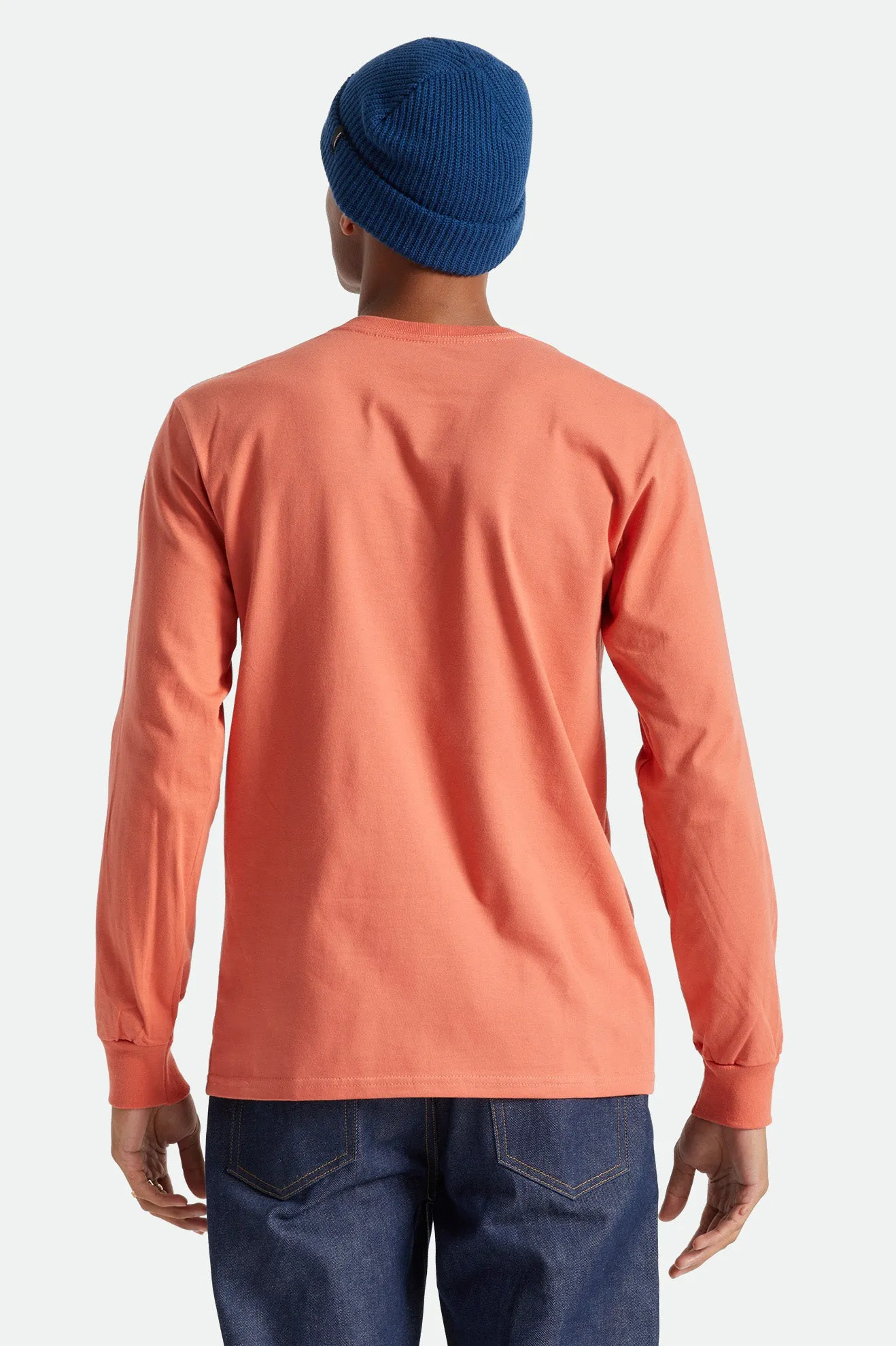 Basic L/S Tee - Apricot Jam