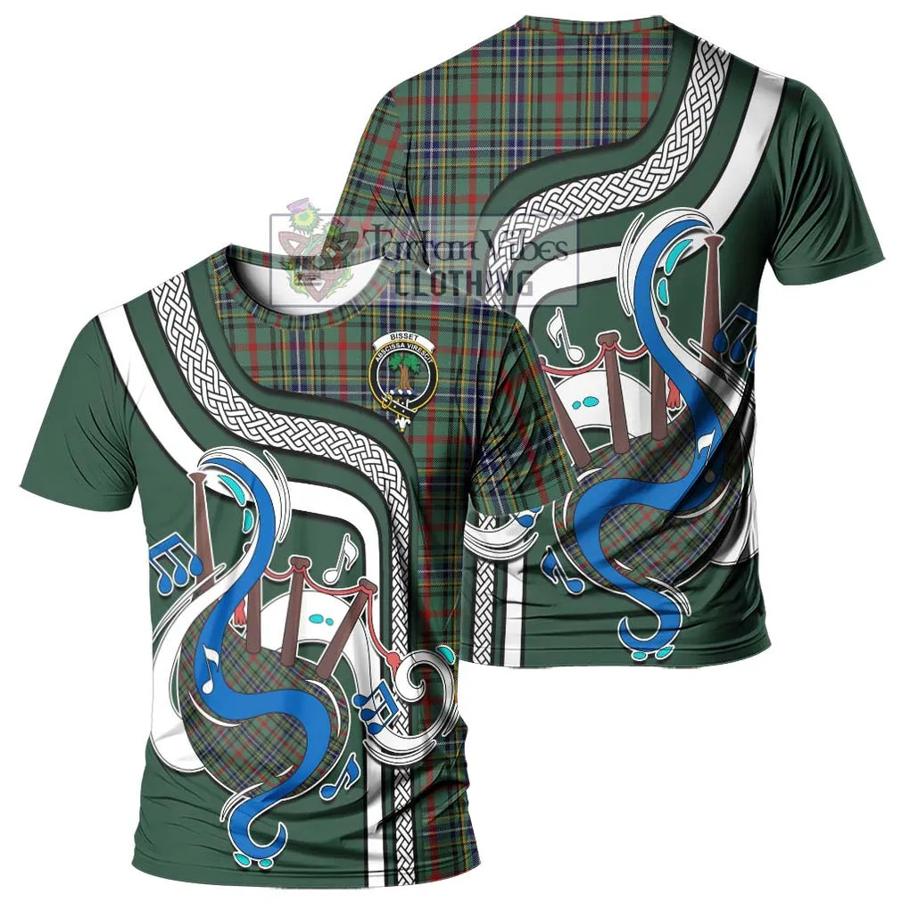 Bisset Tartan T-Shirt with Epic Bagpipe Style