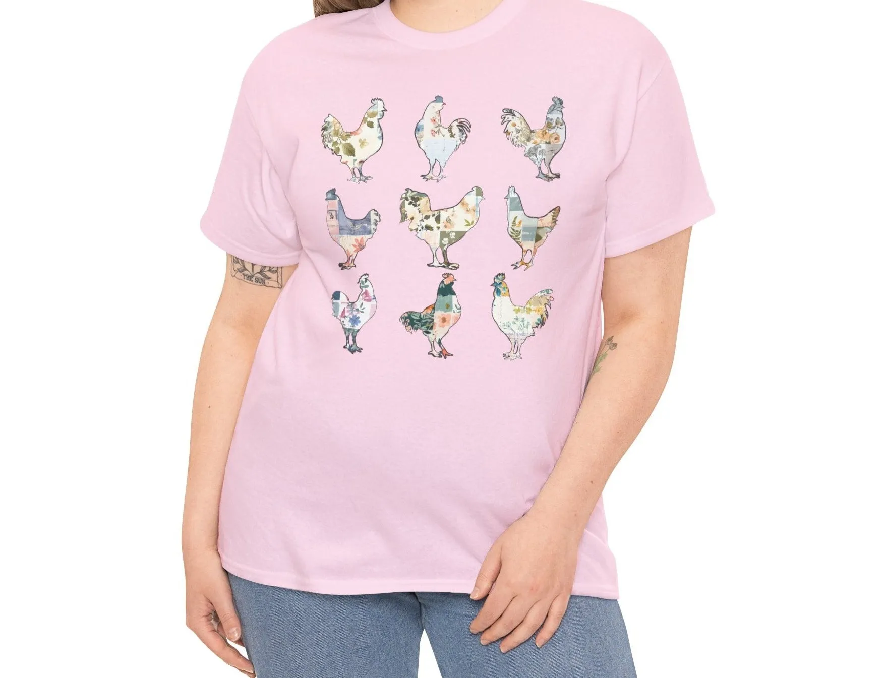 Boho Chickens | Cotton Tee