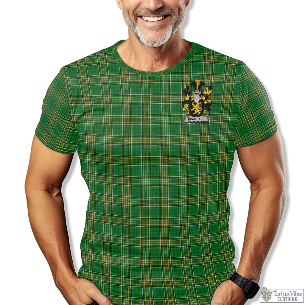 Bramhall Irish Clan Tartan T-Shirt with Family Seal