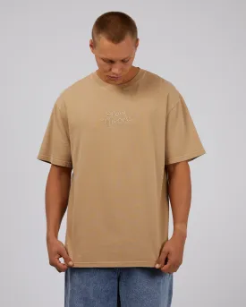 Classic Emb Tee Tan