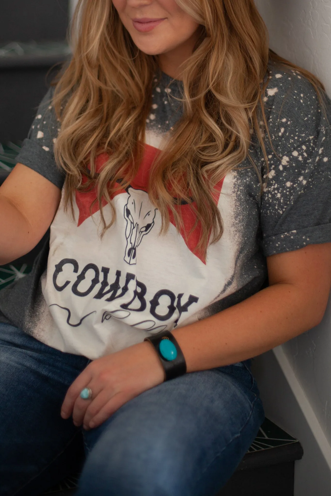 Cowboy Killer Bleached Graphic Tee