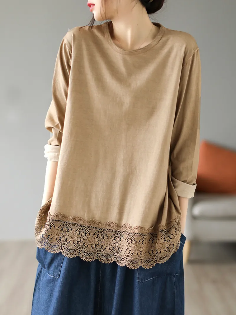 Daily Ritual Cotton Round Neck Top