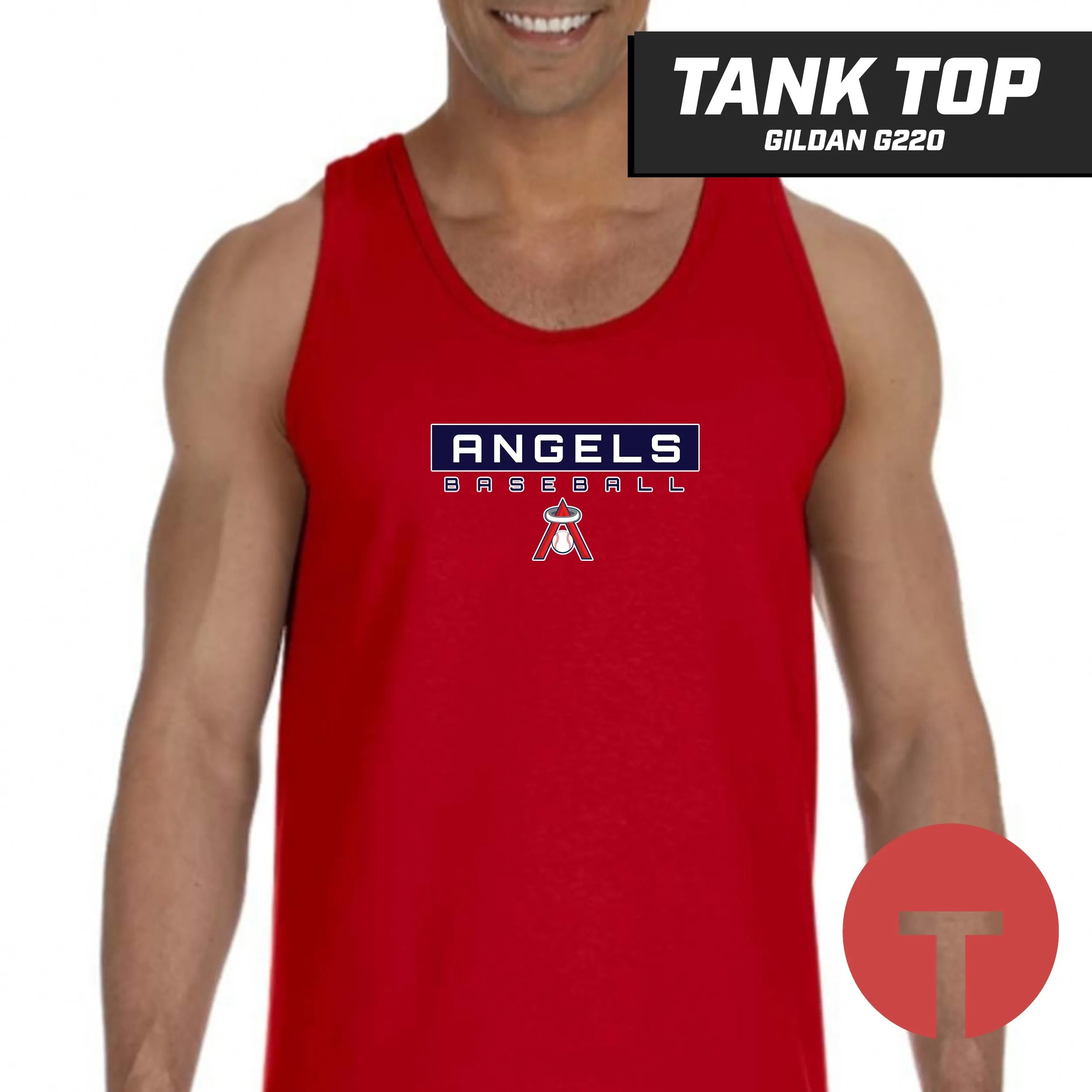 East Cobb Angels - LOGO 3 - Tank Top Gildan G220