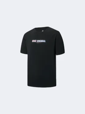 Erke Neck  Men Lifestyle T-Shirt Black