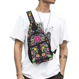 Floral Beadwork Chest Bag