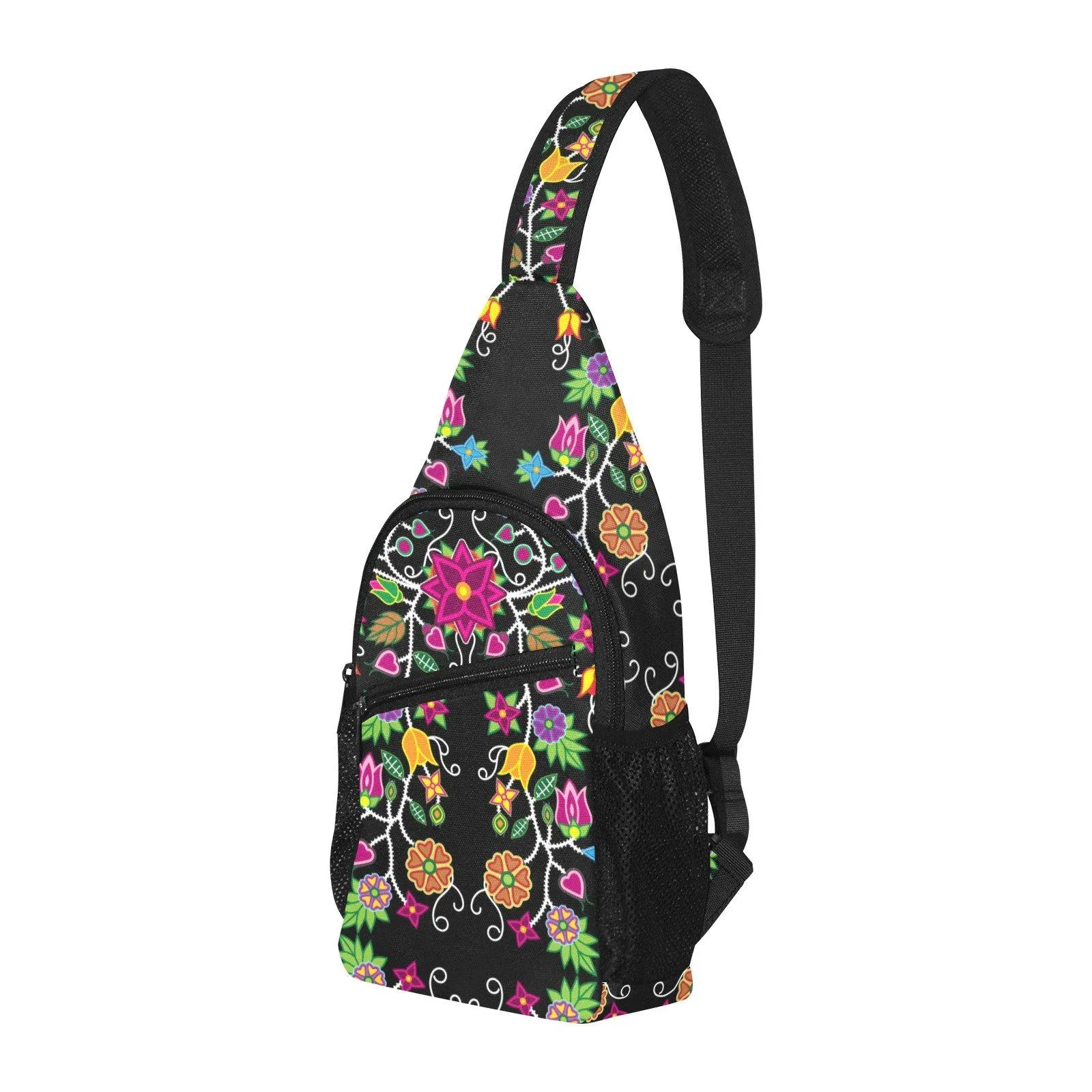 Floral Beadwork Chest Bag