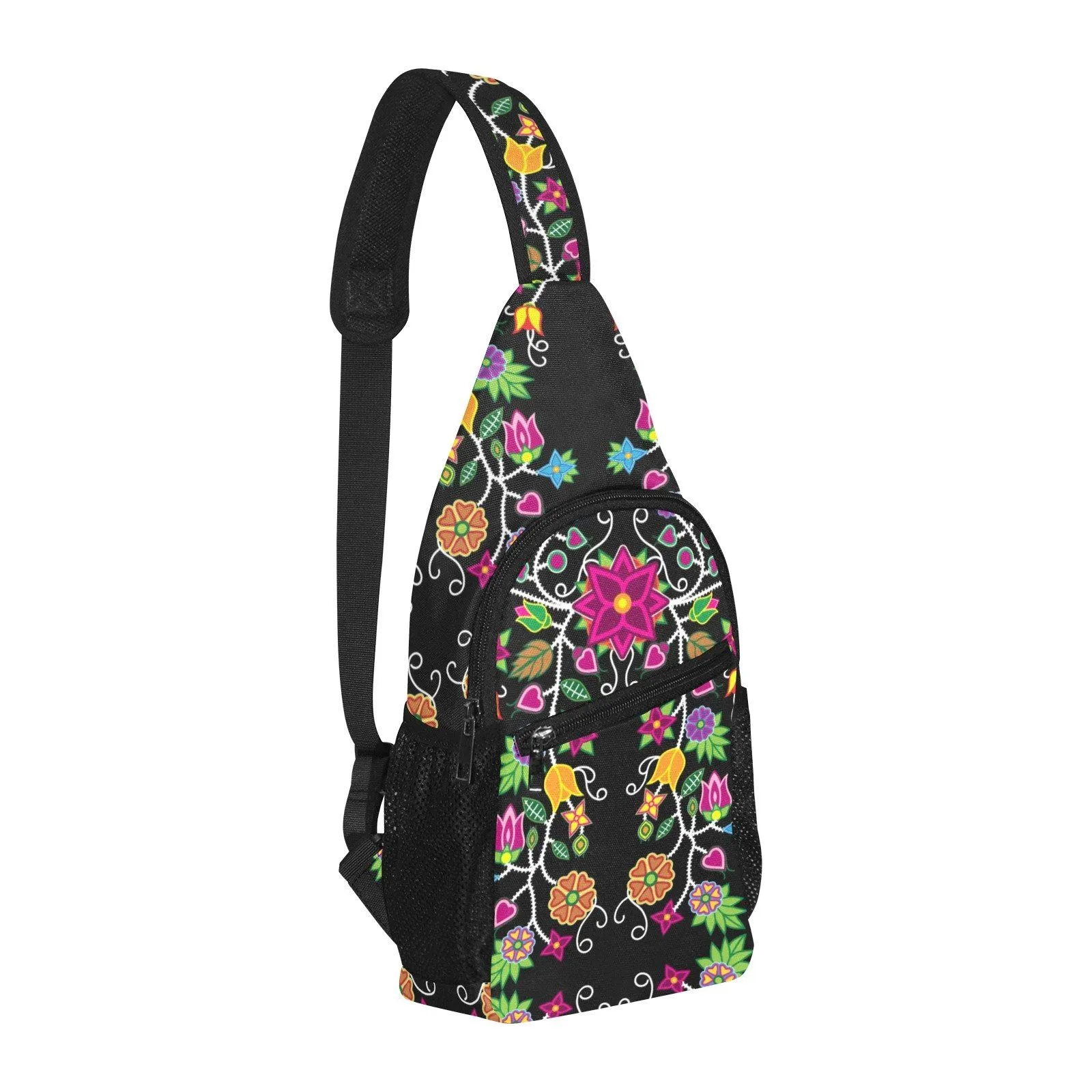 Floral Beadwork Chest Bag