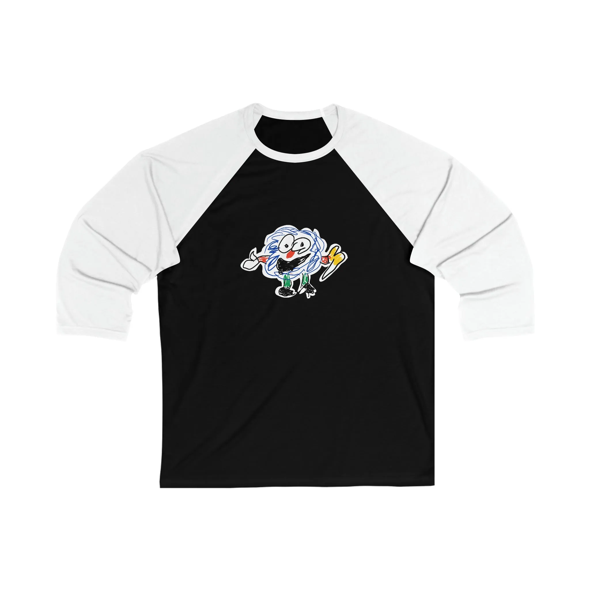 Fluffy Man Adult Baseball Tee