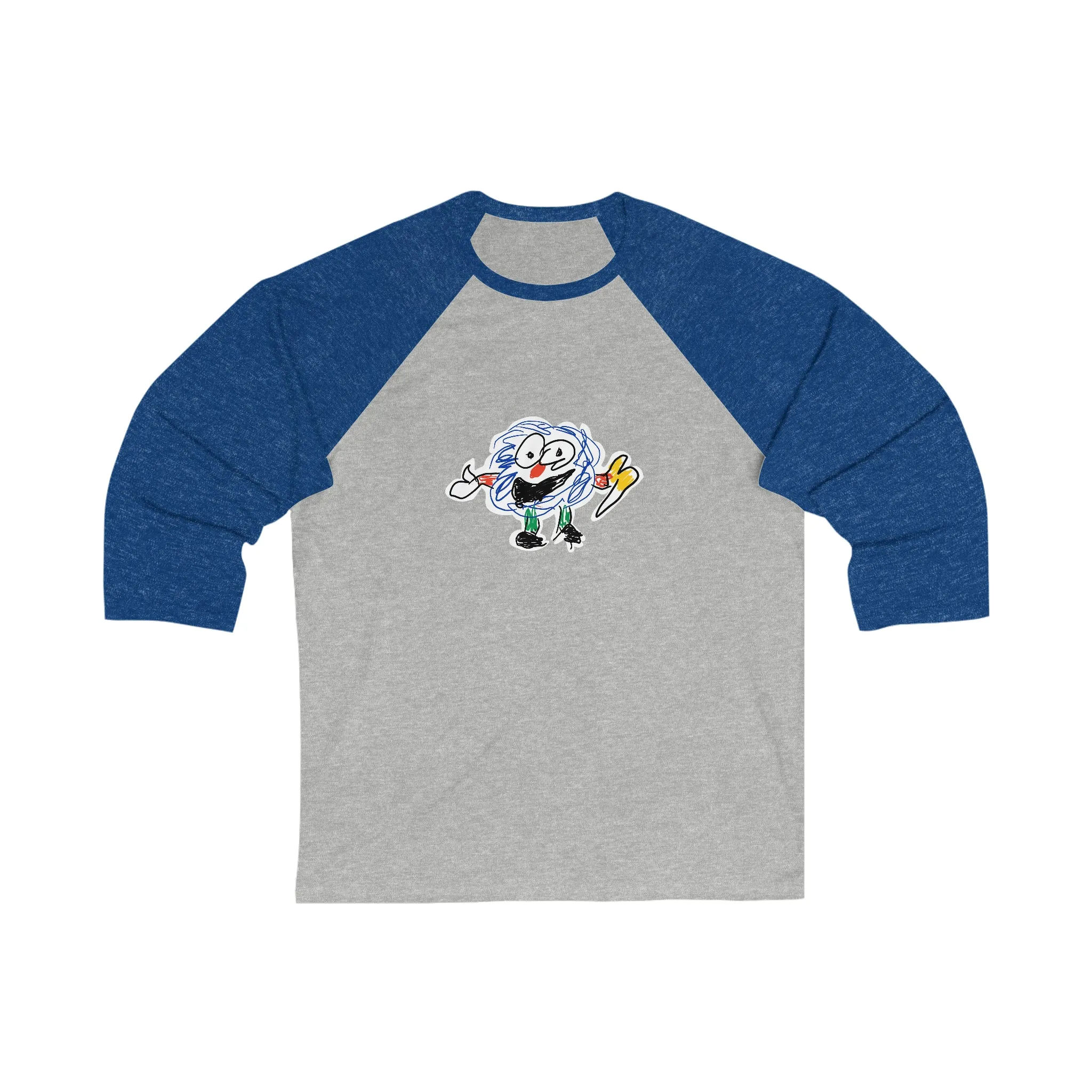 Fluffy Man Adult Baseball Tee