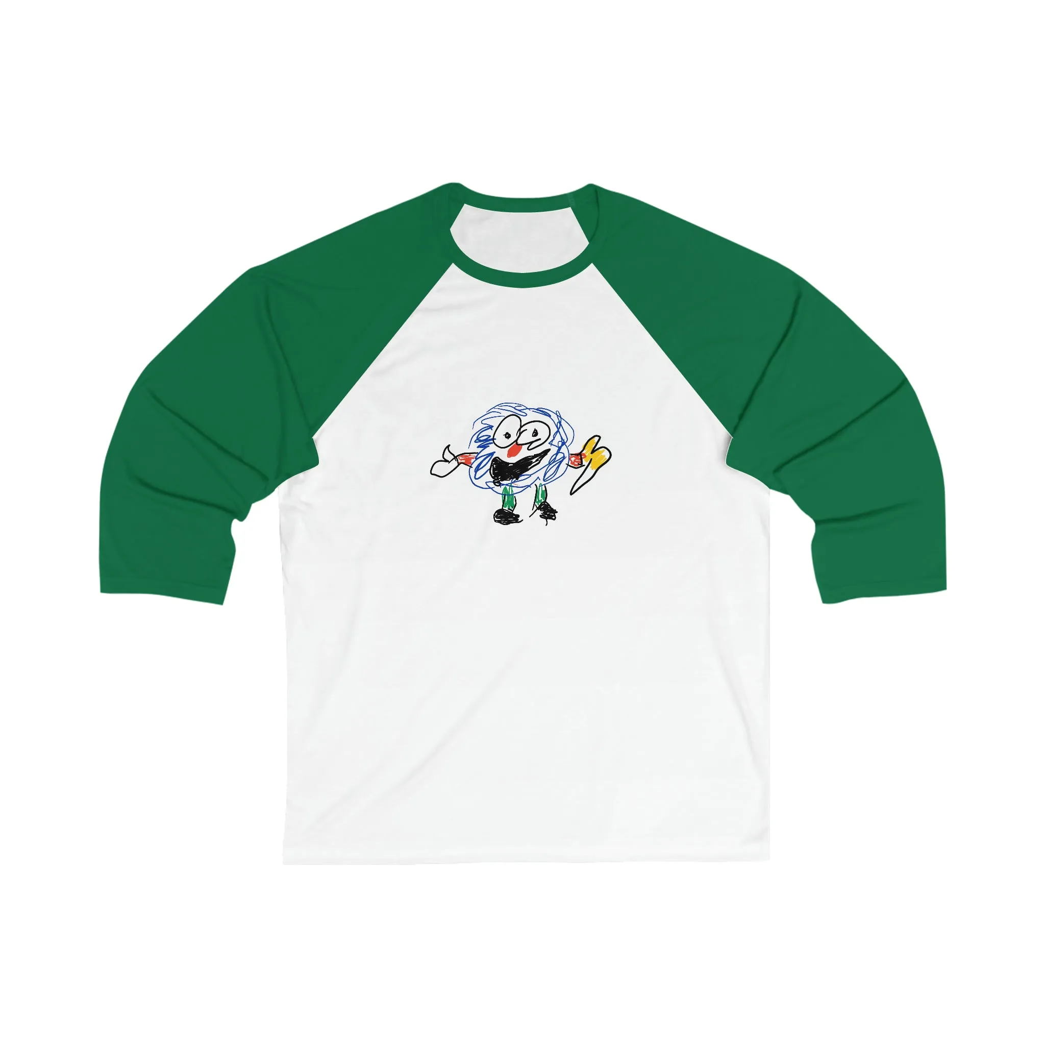 Fluffy Man Adult Baseball Tee