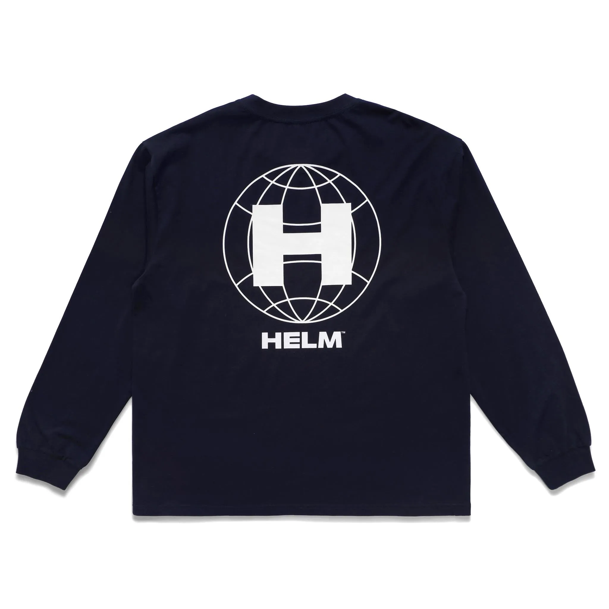 Globe L/S Tee | Navy