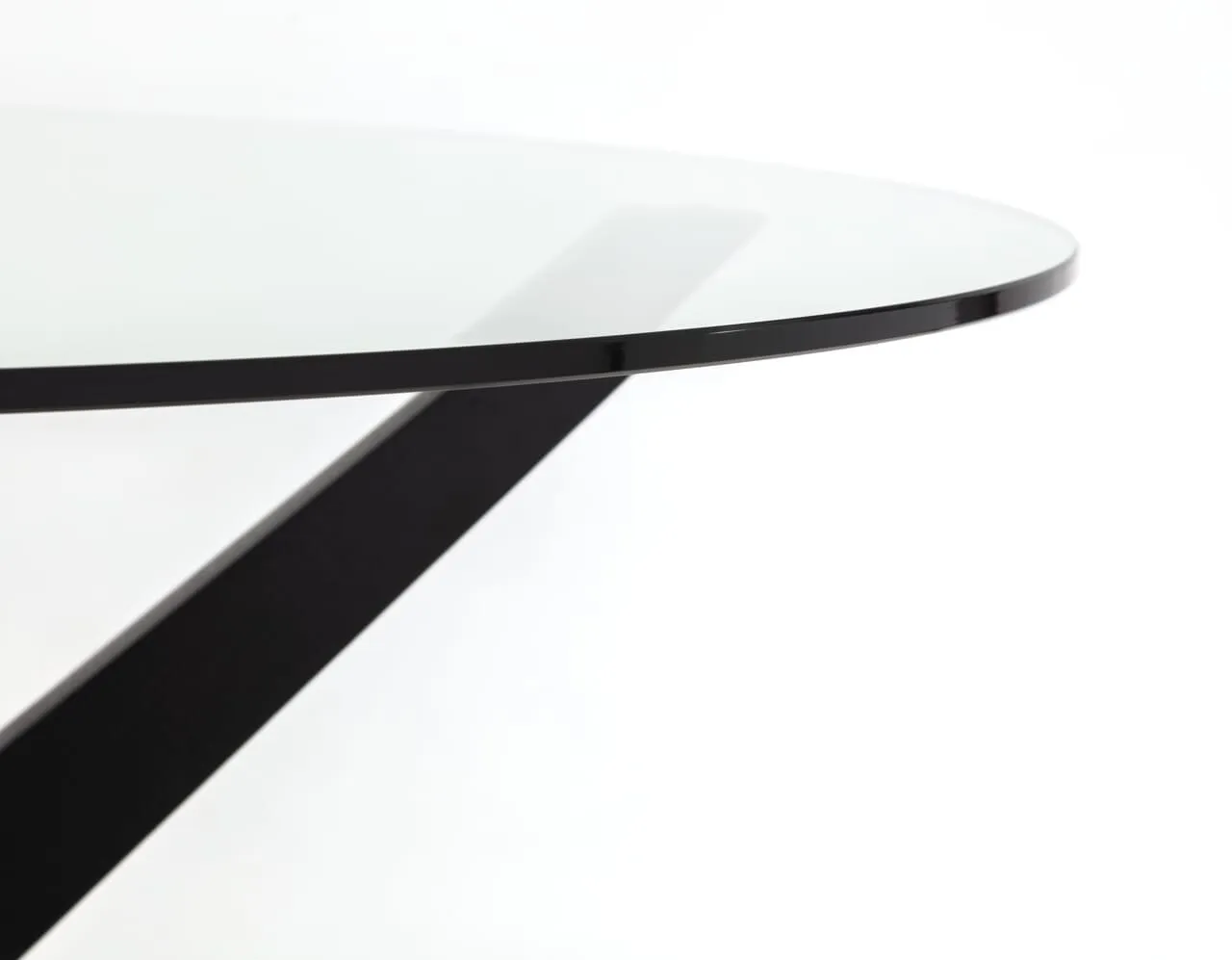 Hayden Round Glass 120Cm Table