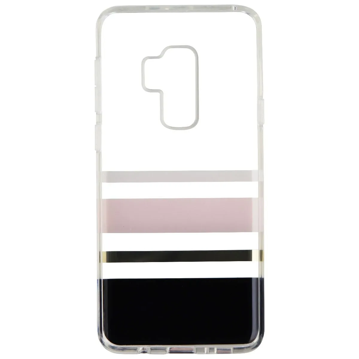 Kate Spade Flexible Hardshell Case for Galaxy S9  (Plus) Charlotte Stripe Black