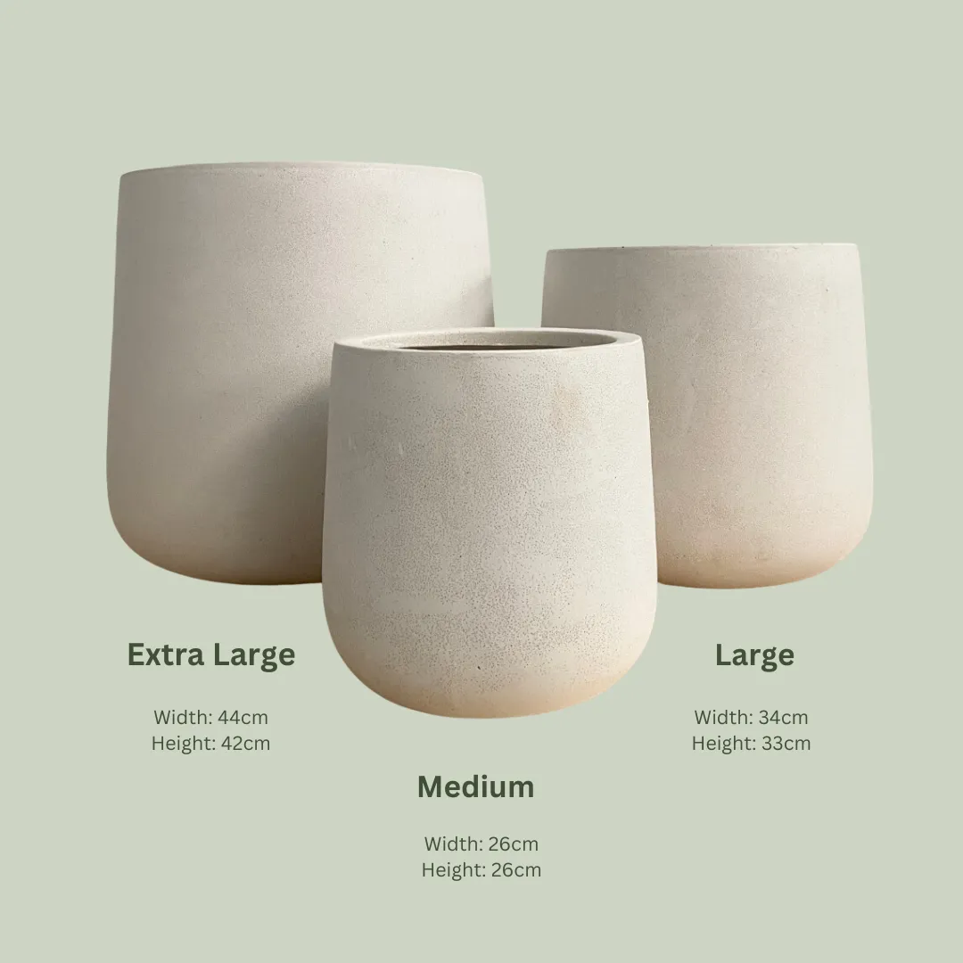 Lightweight Oliver Pot | White