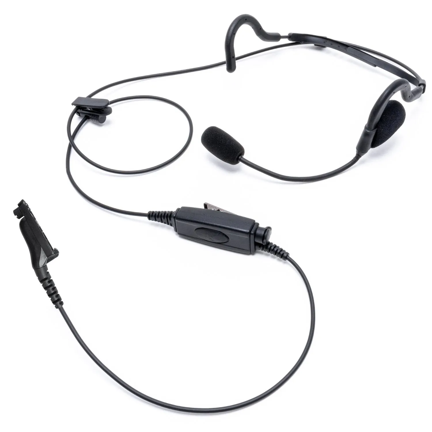 Lightweight Tactical Headset, Boom Mic, Motorola APX