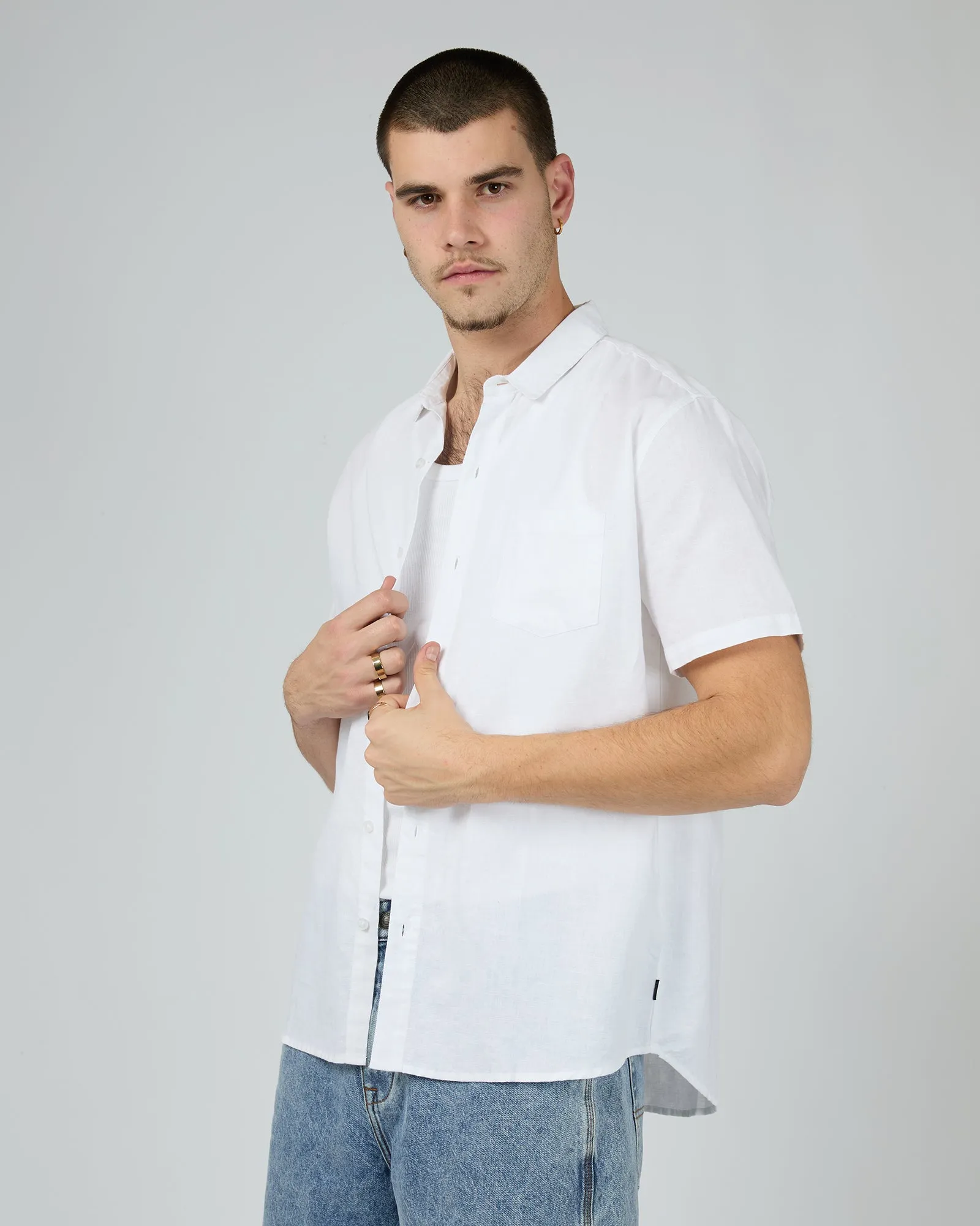 Linen Shirt White