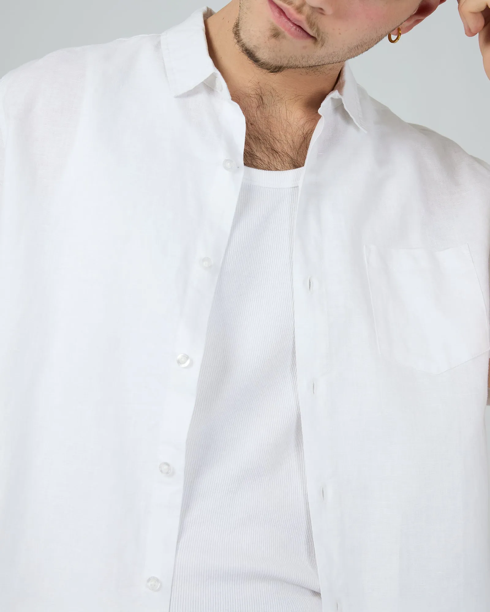 Linen Shirt White