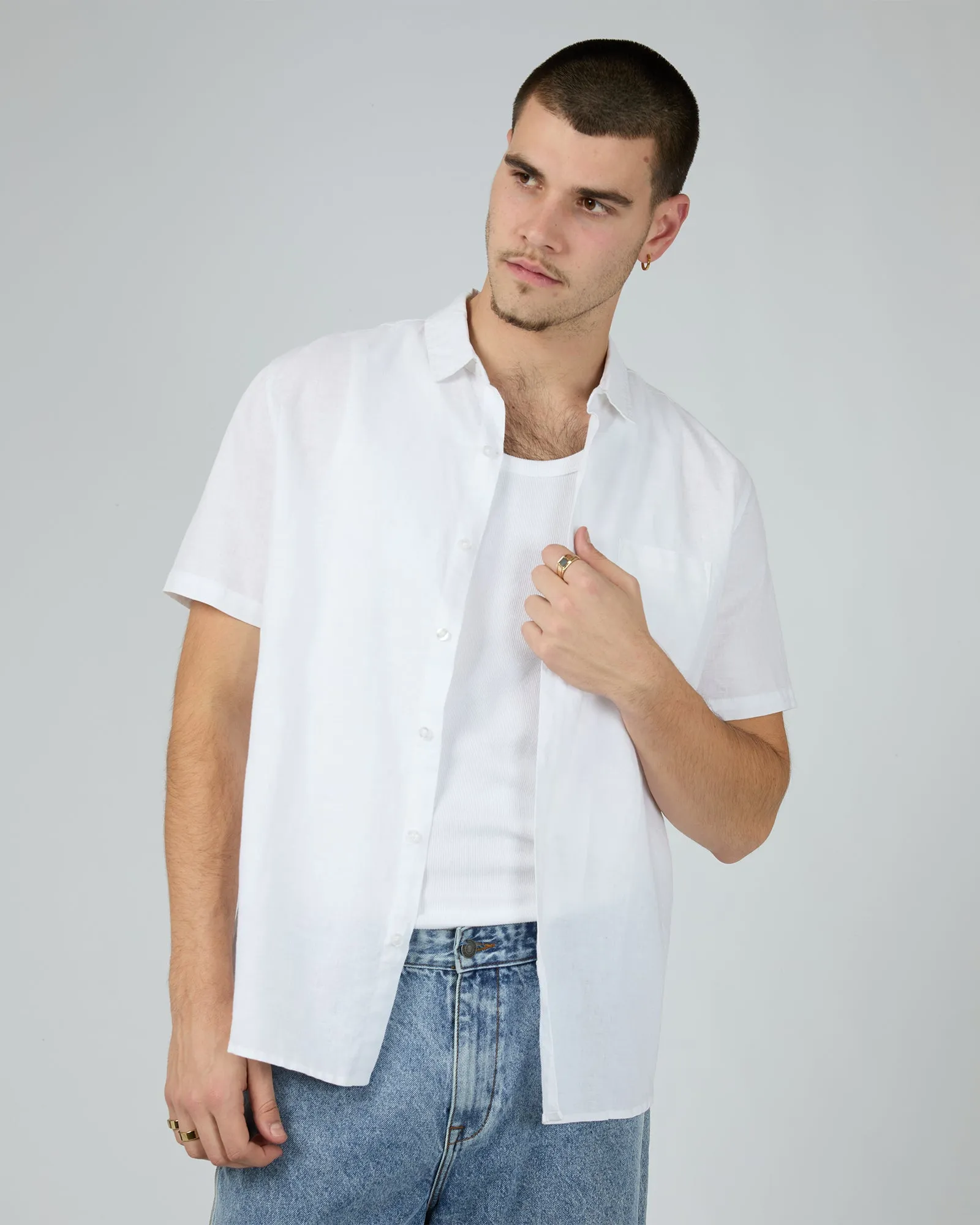 Linen Shirt White