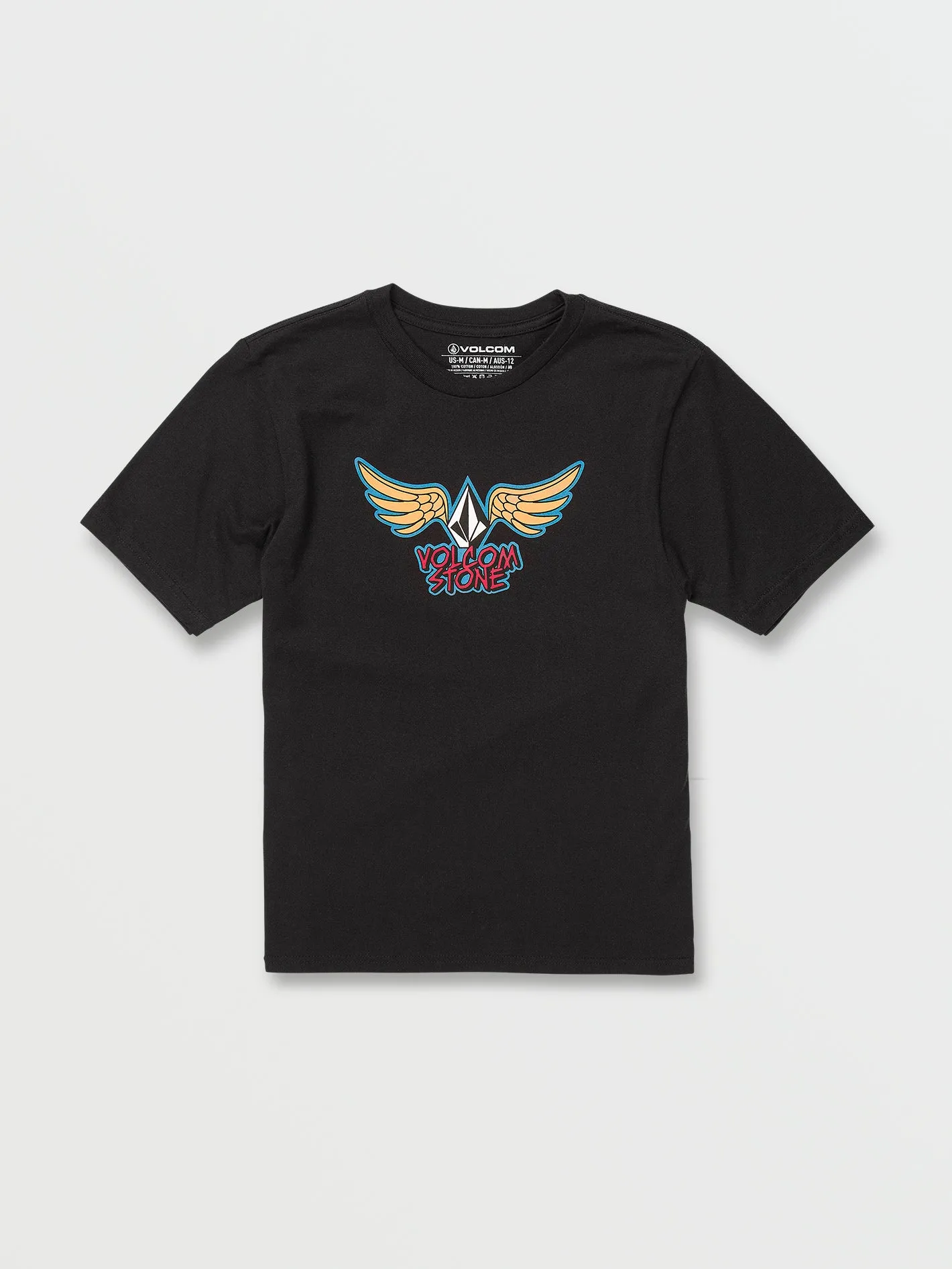 Little Boys Wingz Short Sleeve Tee - Black