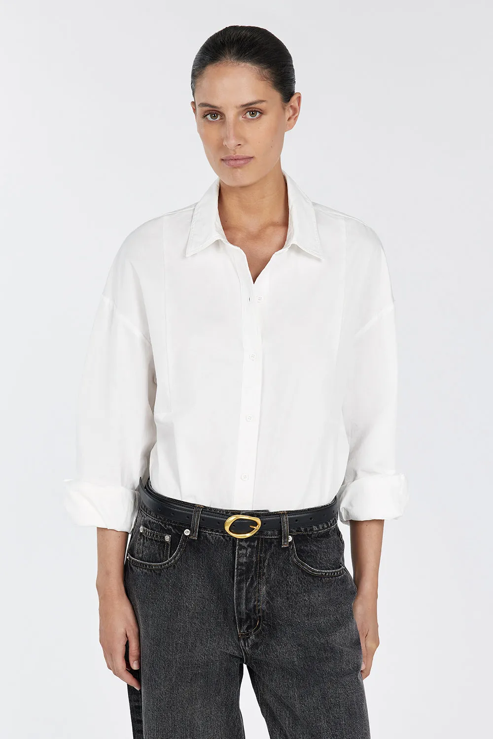 MAX WHITE COTTON SHIRT