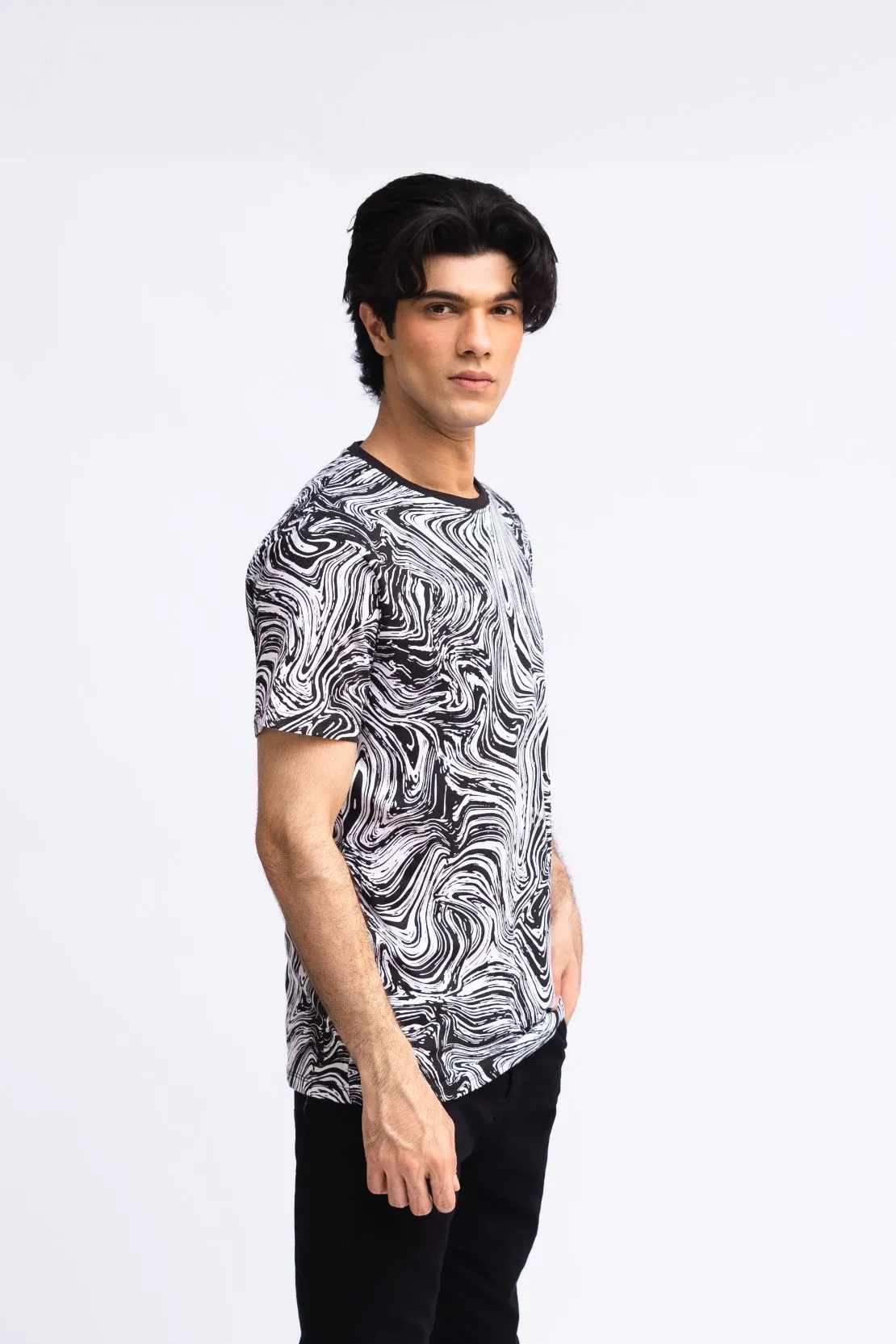 Men Abstract Tee