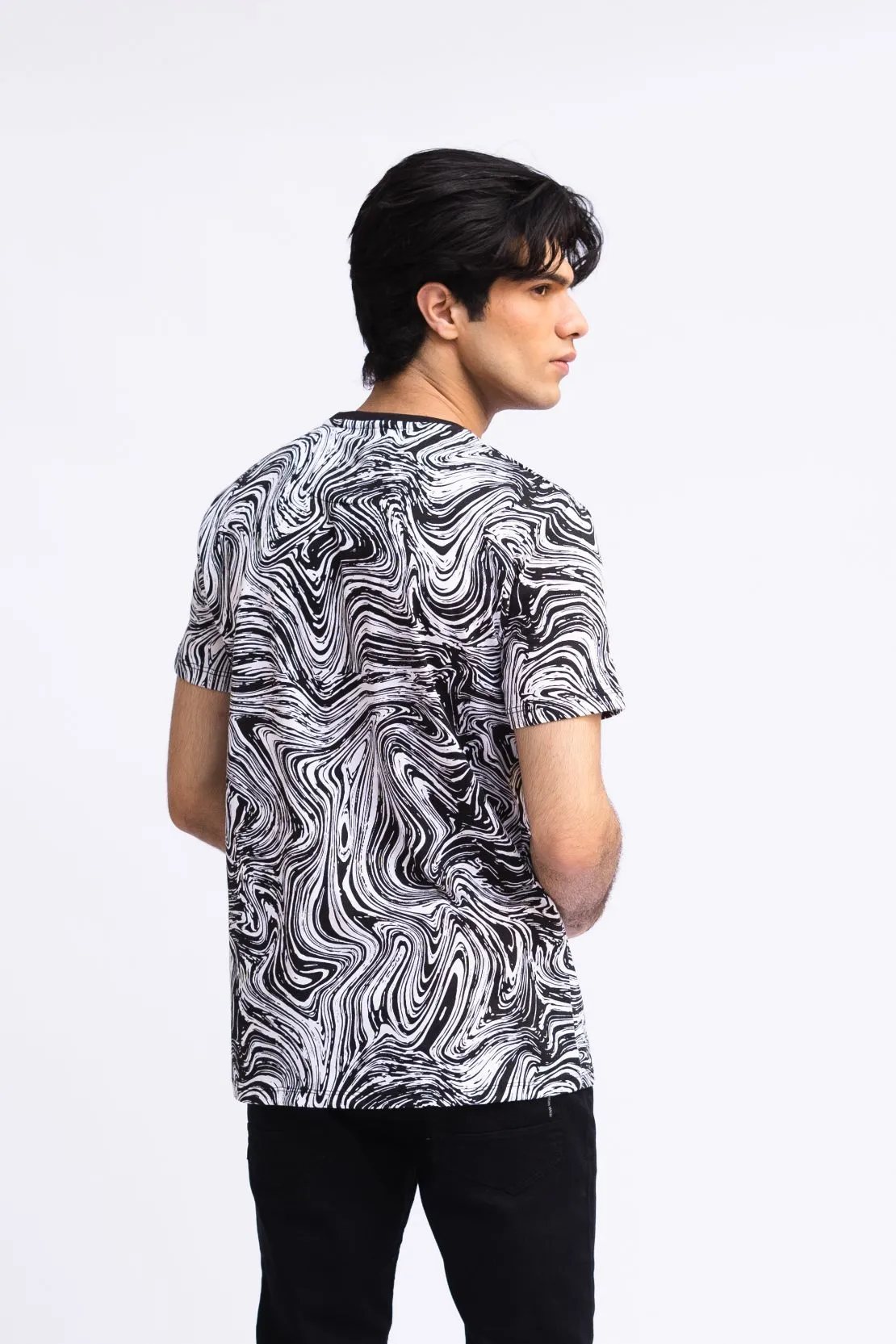 Men Abstract Tee