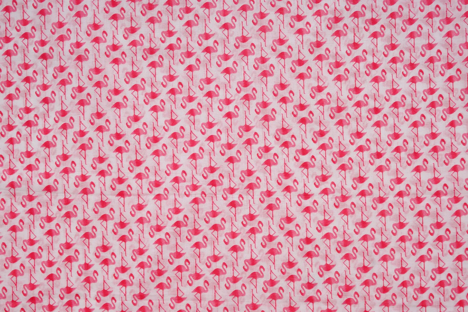 My Stork Story Premium Cotton Muslin Swaddle Wrap - Flamingo Print - Pink & White