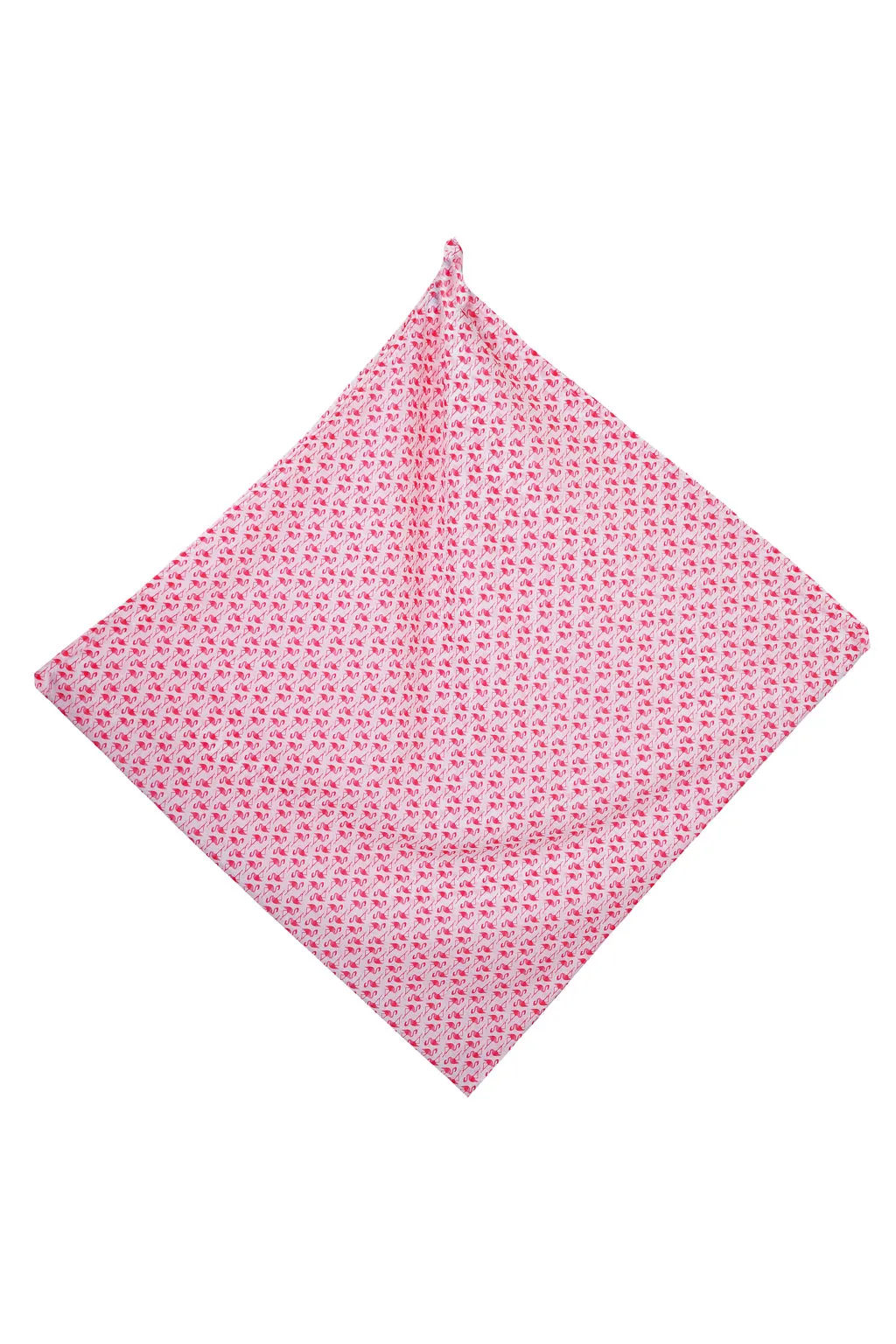 My Stork Story Premium Cotton Muslin Swaddle Wrap - Flamingo Print - Pink & White