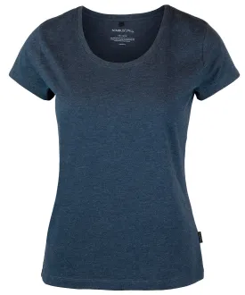 Navy Melange - Women’s Orlando – soft round neck t-shirt