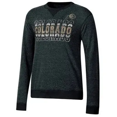 New - NCAA Colorado Buffaloes Women's Crew Neck Fleece Sweatshirt - L