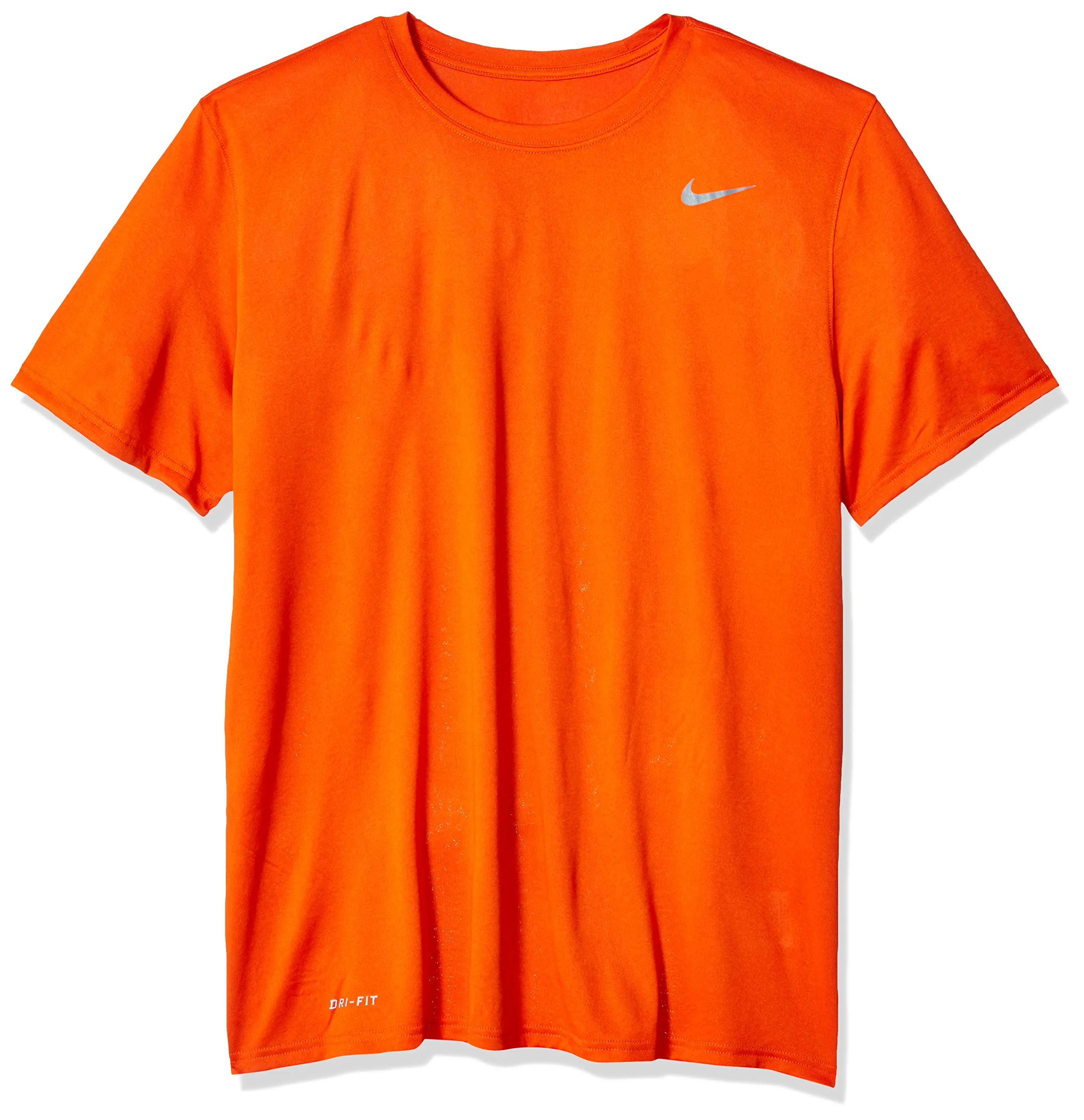 Nike Men's Dri FIT Team Legend Short Sleeve Crew T-Shirt Large Orange