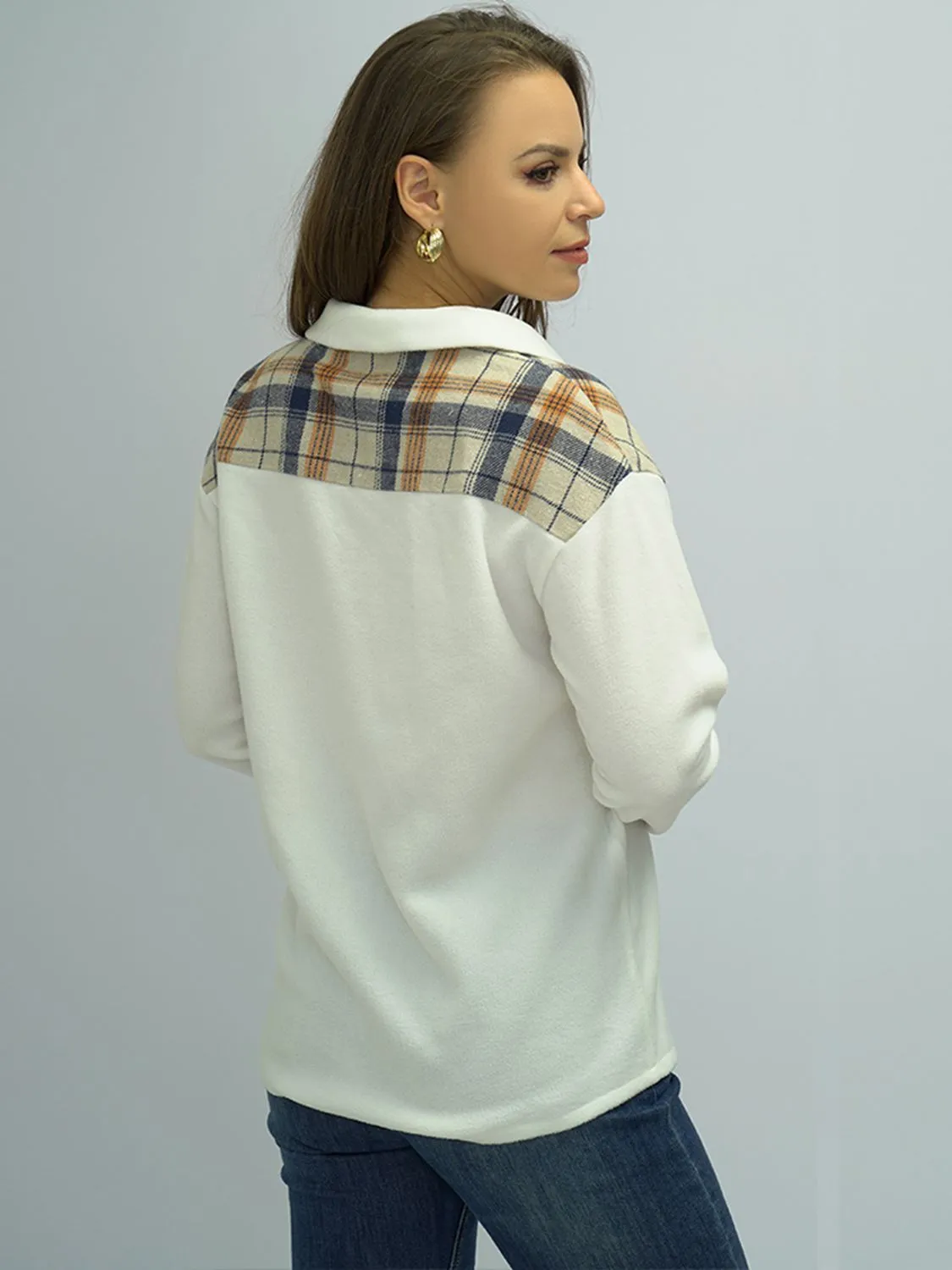 Nsquared Plaid Dropped Shoulder Shirt