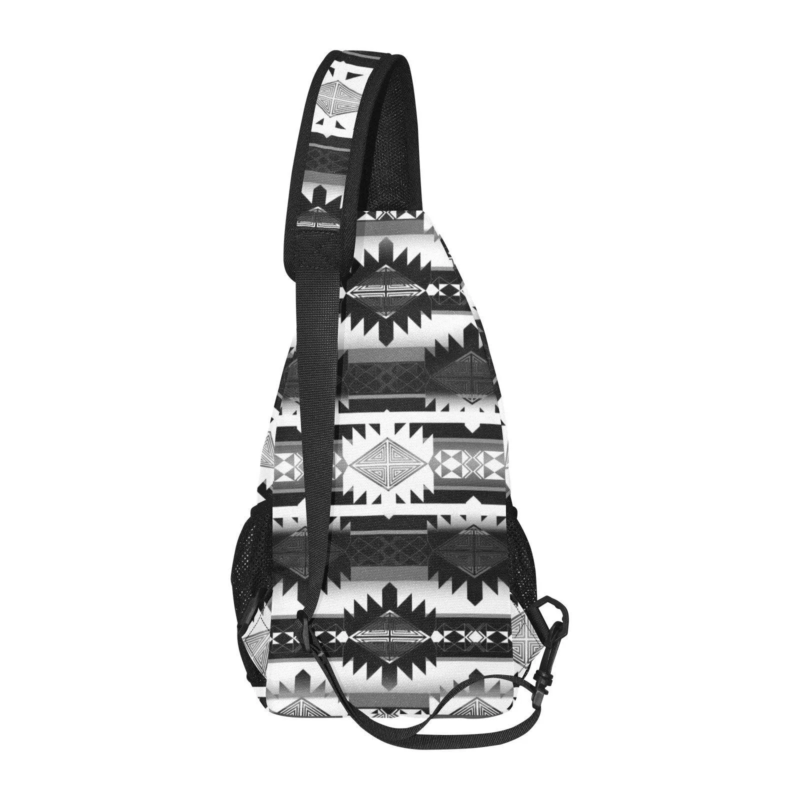 Okotoks Black and White Chest Bag