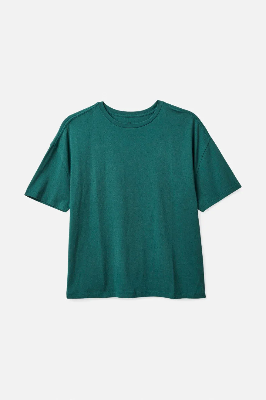 Oversized Boyfriend Tee - Emerald